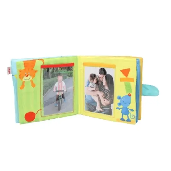 HABA My First Photo Album - Soft Fabric Baby Book Fits Eight 4" x 6" Photos image {4}