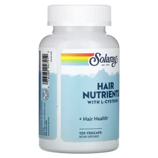 Solaray Hair Nutrients With L-Cysteine, 120 VegCaps image {3}