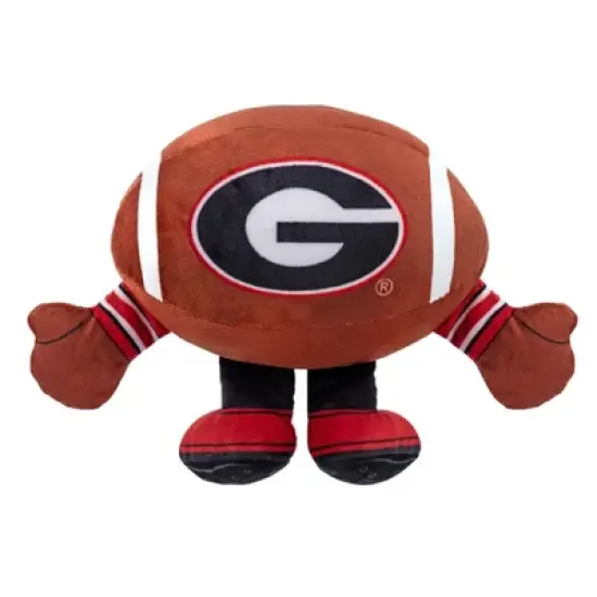 Bleacher Creatures Georgia Bulldogs 8" Kuricha Football Sitting Plush image {6}
