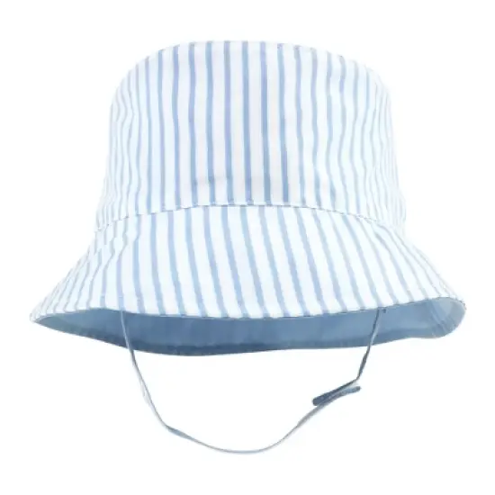 Hudson Baby Infant Girl Sun Protection Hat, Lemon Stripe image {4}