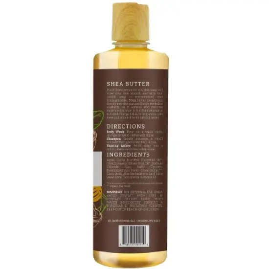 DR.JACOBS NATURALS Natural Plant Based Castile Shea Butter Body Wash-Hypoallergenic-Dermatologist Tested-Sulfate-Free image {5}