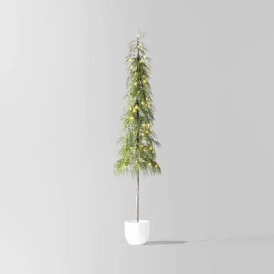 Pre-Lit Potted Balsam Artificial Christmas Tree - Wondershop&trade; image {7}