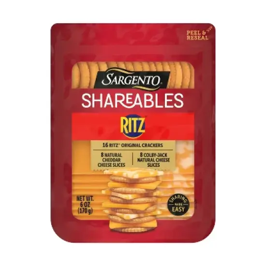 Sargento Shareables Ritz Cheddar and Colby Jack Cheese - 6oz image {6}