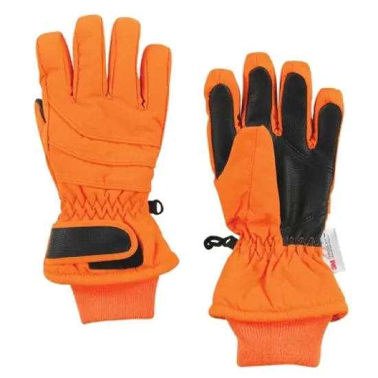 Hudson Baby Unisex Snow Gloves, Orange image {8}