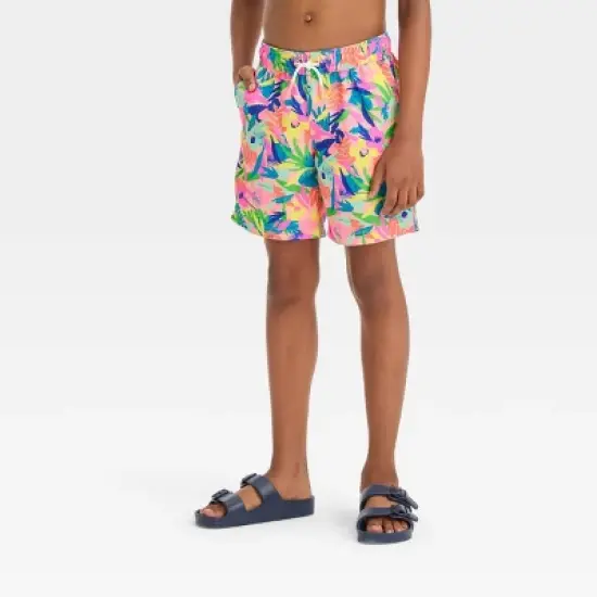Boys' Tropical Floral Printed Swim Shorts - Cat & Jack&trade; image {3}