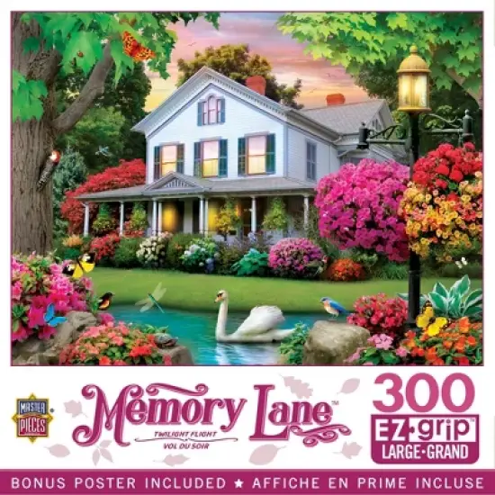 MasterPieces 300 Piece EZ Grip Jigsaw Puzzle - Twilight Flight - 18"x24" image {1}
