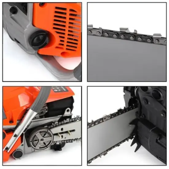 Topteng 52CC Chainsaw 20"/22" Bar Powered Engine 2 Cycle Gasoline Chain Saw image {3}