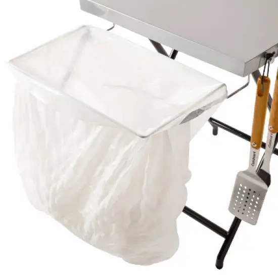 Cuisinart Fold N Go Prep and Grill Table: Portable Outdoor Serving Cart, Steel Frame, 1-Year Warranty image {5}