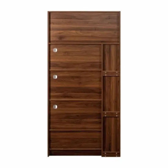 Lycvki 70.87" Tall Kitchen Pantry Cabinet with Pull-out Multi-tier Storage Shelf and Drawers image {5}