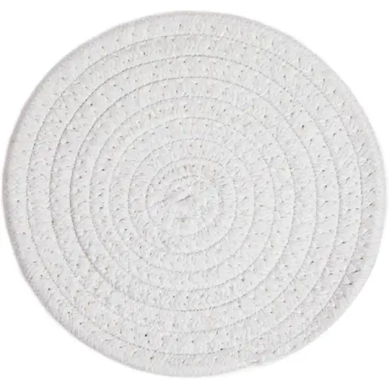 Juvale Cotton Trivet Potholder Set, Round Coasters in 4 Colors (7 Inches, 4 Pack) image {6}