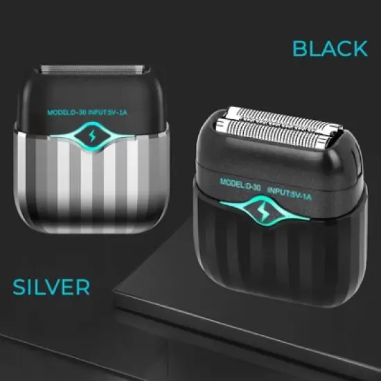 Men's Electric Razor with Smart Sensor - Waterproof Foil Shaver with 3D Floating Blades, USB-C Rechargeable, Travel Case Included image {7}