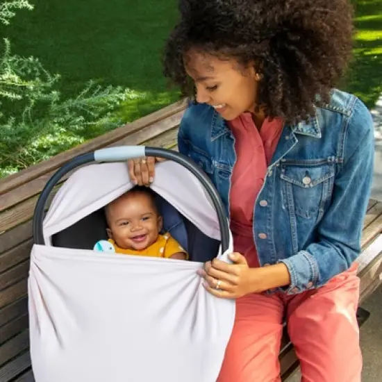 Milkmakers Multi-Use 5-in-1 Nursing cover - Pale Peach image {2}