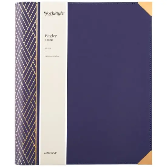 Cambridge Work 1" Style 3 Fashion Flex Ring Binder Future Dusk image {5}