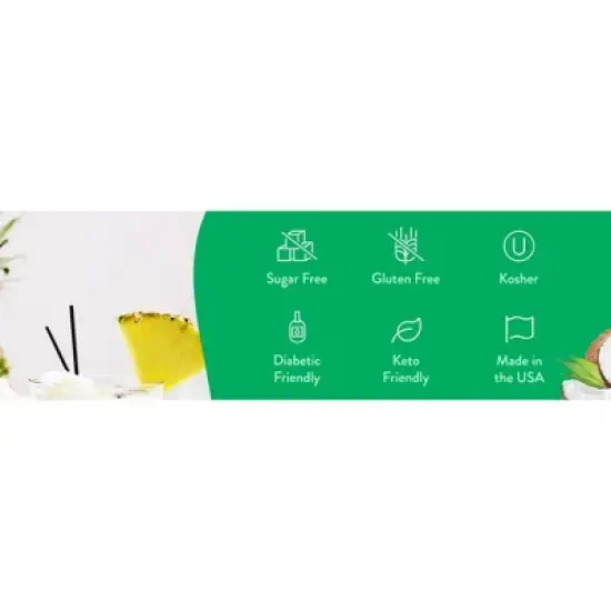 Jordan's Skinny Mixes Coconut Sugar Free Fruit Flavored Water Enhancer Syrup for Drink Mix Iced Tea Lemonade and More - 25.4 fl oz image {7}