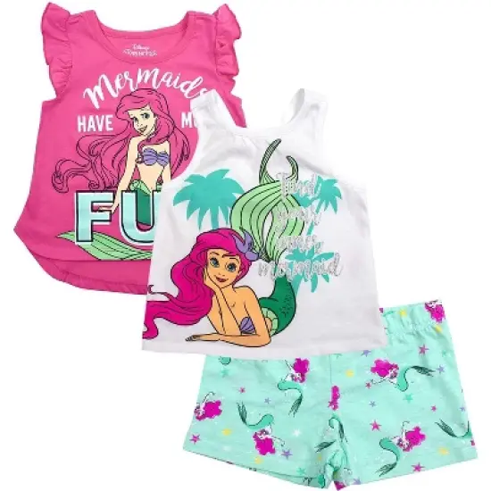 Disney Girl's 3-Pack Fancy Nancy Short Set with Tee, Tank Top and Print Shorts for Toddlers image {15}