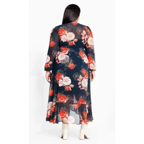 Women's Plus Size Sadie Maxi Dress - navy | CITY CHIC image {2}