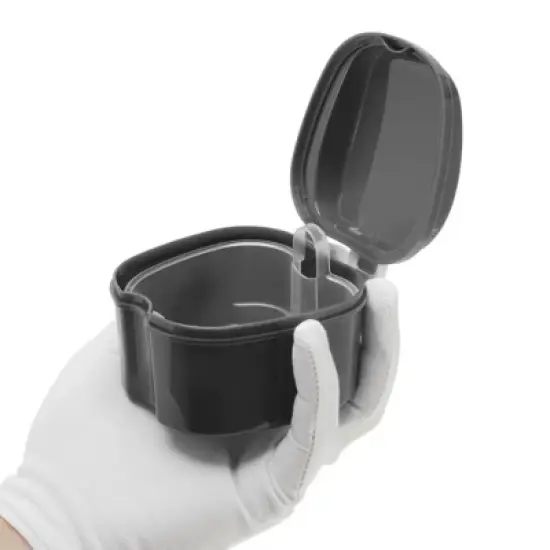 Unique Bargains Portable Braces Box with Strainer 1 Pc image {2}