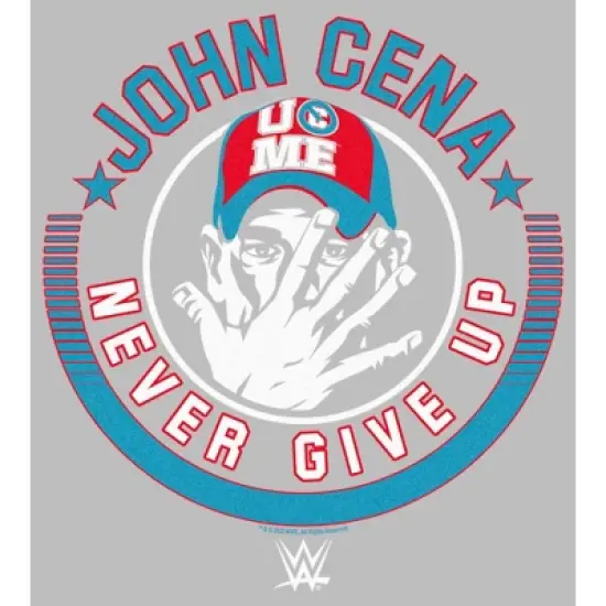 Men's WWE John Cena Never Give Up Logo T-Shirt image {1}