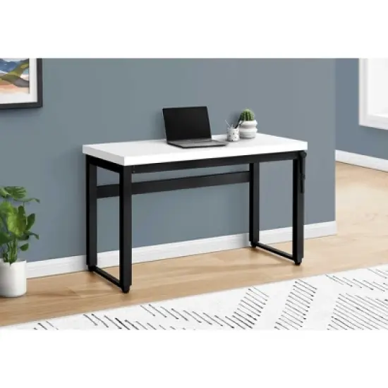 Sapphtopaz Home Office Desks 47.25" Morden Computer Desk Adjustable Height Study Writing Table Gaming Desk Office Desk for Home Office image {15}