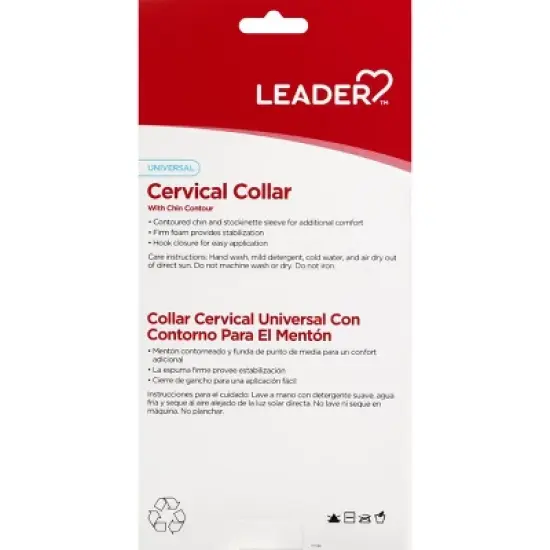 Leader Universal with Chin Contour Cervical Collar 1 ea image {1}