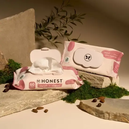 The Honest Company Nourish + Cleanse Plant-Based Baby Wipes - Sweet Almond - 240ct image {5}
