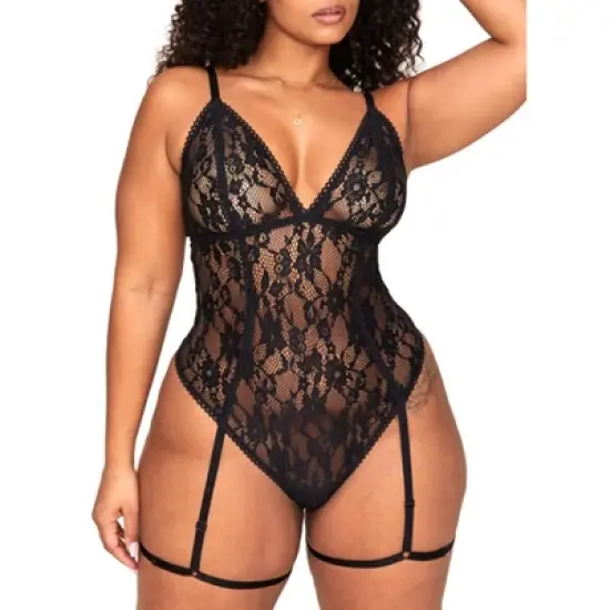Adore Me Women's Clarisse Bodysuit Lingerie image {1}