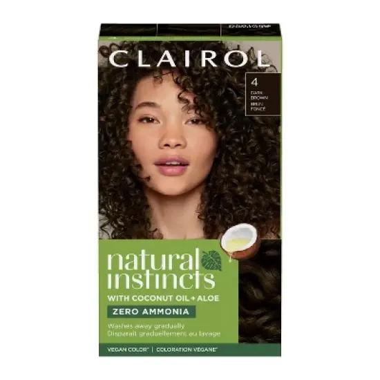 Natural Instincts Clairol Demi-Permanent Hair Color Cream Kit - Brown image {9}