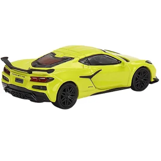 2023 Chevrolet Corvette Z06 Accelerate Yellow Limited Edition to 2400 pieces 1/64 Diecast Model Car by True Scale Miniatures image {2}