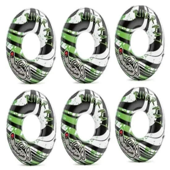 6-Pack Intex River Rat 48-Inch Inflatable Tubes For Lake-Pool-River  6 x 68209E image {1}