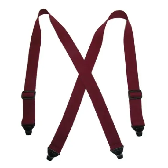 CTM Men's Elastic Plastic Clip-End TSA Compliant Airport Suspenders image {7}
