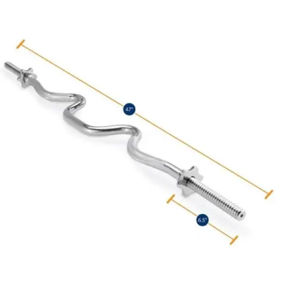 Marcy Tricep-Bicep Solid Combo Weight Bar image {11}