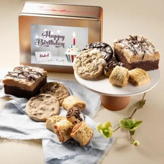 Thinking of You Gift Baskets, Cake and Cookies Gift Basket, Gourmet Gift Baskets For Friends, Relative, Father, Mens & Womens by Dulcet Gift Baskets image {15}