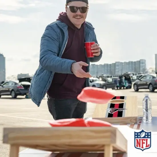 NFL Atlanta Falcons 1'x2' Wood Cornhole Set image {6}