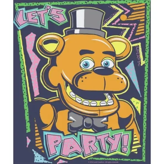 Five Nights at Freddy's Let's Party Boy's Navy T-shirt image {1}