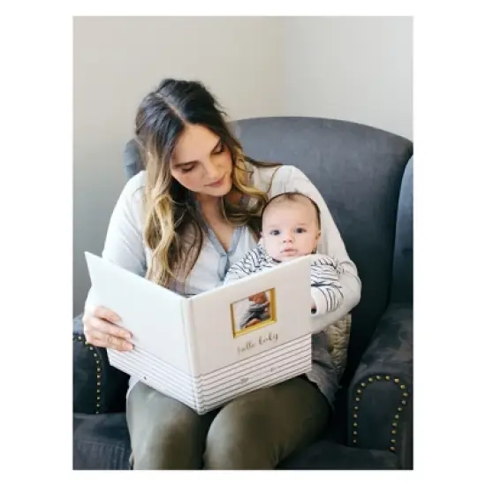 Pearhead Hello Baby, Baby Memory Book - Green image {4}