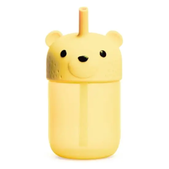 Munchkin 9oz Gentle Transition First Straw Cup - Honey/Bear/Yellow image {7}