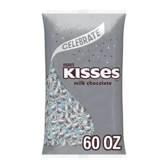 HERSHEY'S KISSES Milk Chocolates - 60oz image {6}