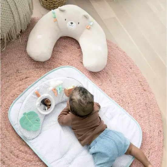 Ingenuity Cozy Prop 4-in-1 Sit Up and Prop Activity Mat - Nate image {13}