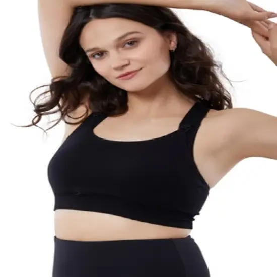 Ingrid & Isabel Maternity Seamless Nursing Sports Bra Bundle 2 Pack image {1}