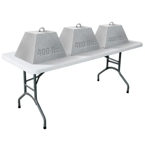 Plastic Development Group 800 Blow Molded Utility Portable Garage Sale Event Dining Banquet Table image {2}
