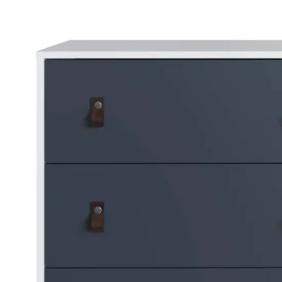 Set of 2 Amber 4 Tall Drawer Dresser - Manhattan Comfort image {10}