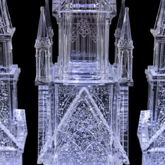 Northlight LED Lighted Winter Church Acrylic Christmas Decoration - 17.5" image {3}