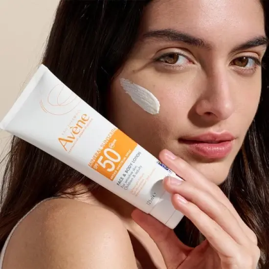 Avene Mineral Face and Body Sunscreen Lotion with Zinc Oxide - SPF 50 - 4.2 fl oz image {5}