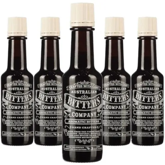 Australian Bitters Company Aromatic Bitters 5 Pack: Elevate Your Cocktails with 8oz Bottles Perfect for Classic Mixed Drinks image {1}