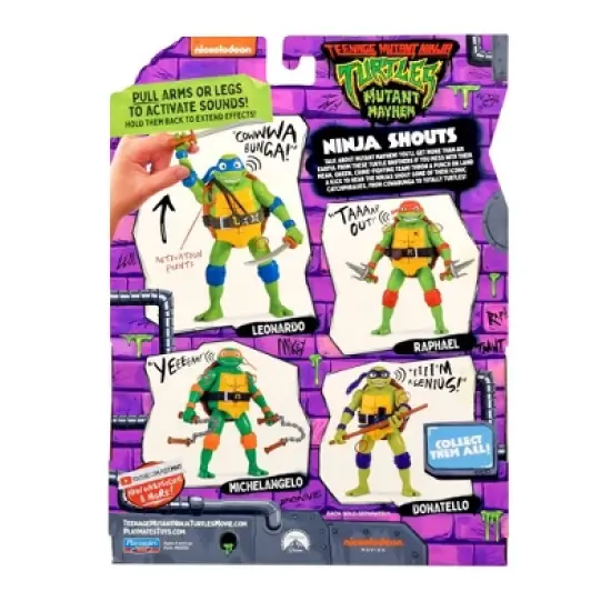 Teenage Mutant Ninja Turtles: Mutant Mayhem Ninja Shouts Raphael Action Figure image {4}