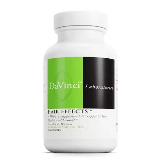 DaVinci Labs Hair Effects - Dietary Supplement to Support Healthy Hair Growth and Skin* - Gluten-Free - 90 Vegetarian Capsules image {6}