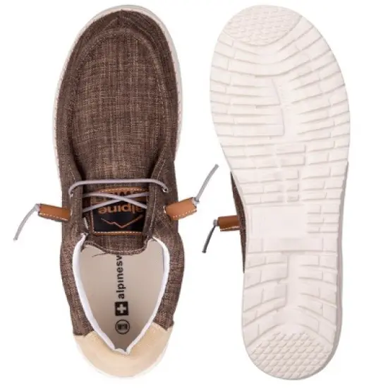 Alpine Swiss Flynn Mens Boat Shoes Casual Slip On Moccasin Loafers Sailing Deck Shoe So Light It Floats On Water image {5}