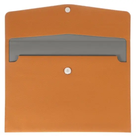 Unique Bargains Waterproof PU Leather Document Folder with Button Closure 13.4" x 9.4" image {6}