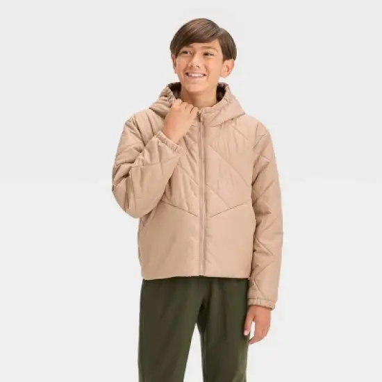 Boys' Solid Quilted Jacket - All in Motion&trade; image {3}