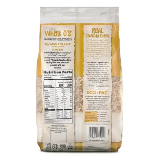 Nature's Path Organic Whole O's Cereal 6pk/158.4oz image {1}
